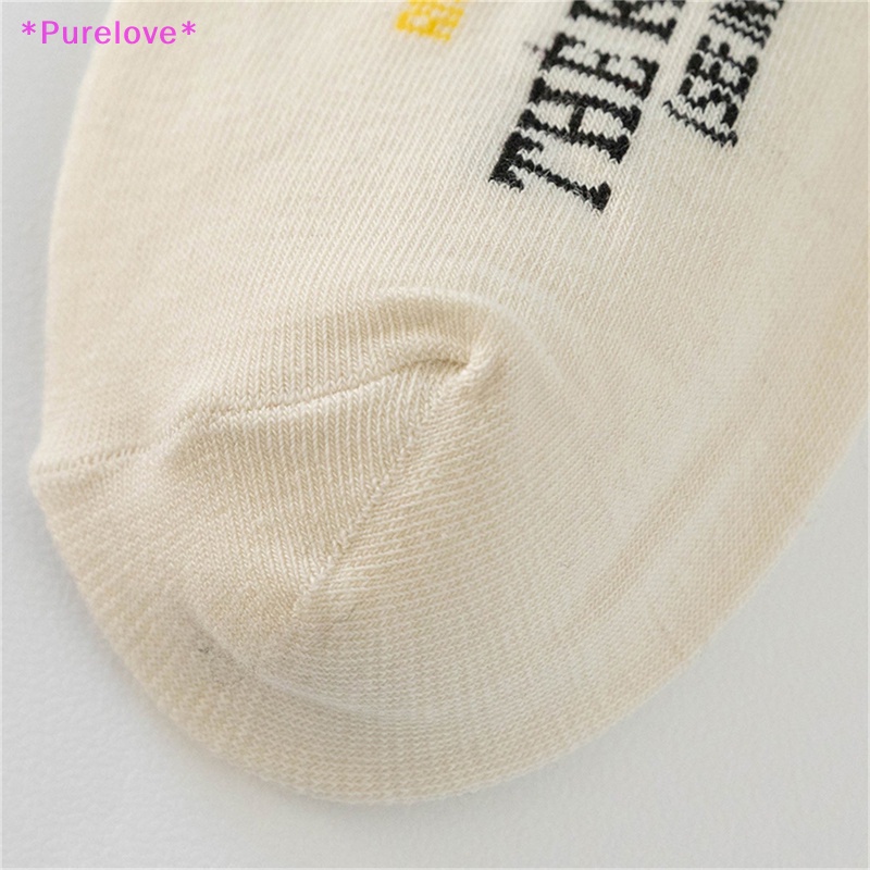 Vớ Thể Thao Họa Tiết Kẻ Sọc In Chữ Kỹ Thuật Số Phong Cách Hip Hop Đường Phố Harajuku Thời Trang Cho Nam Và Nữ Mới