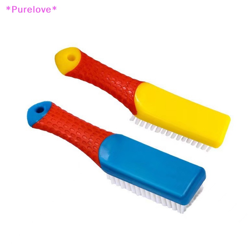 Bàn Chải Chà Giày Tay Cầm Dài Có Móc Treo Tiện Dụng Mới