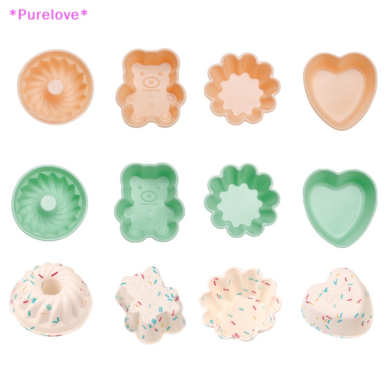 Khuôn Silicon Làm Bánh Muffin / Cupcake / Muffin Thiết Kế Dễ Thương Tiện Dụng Mới