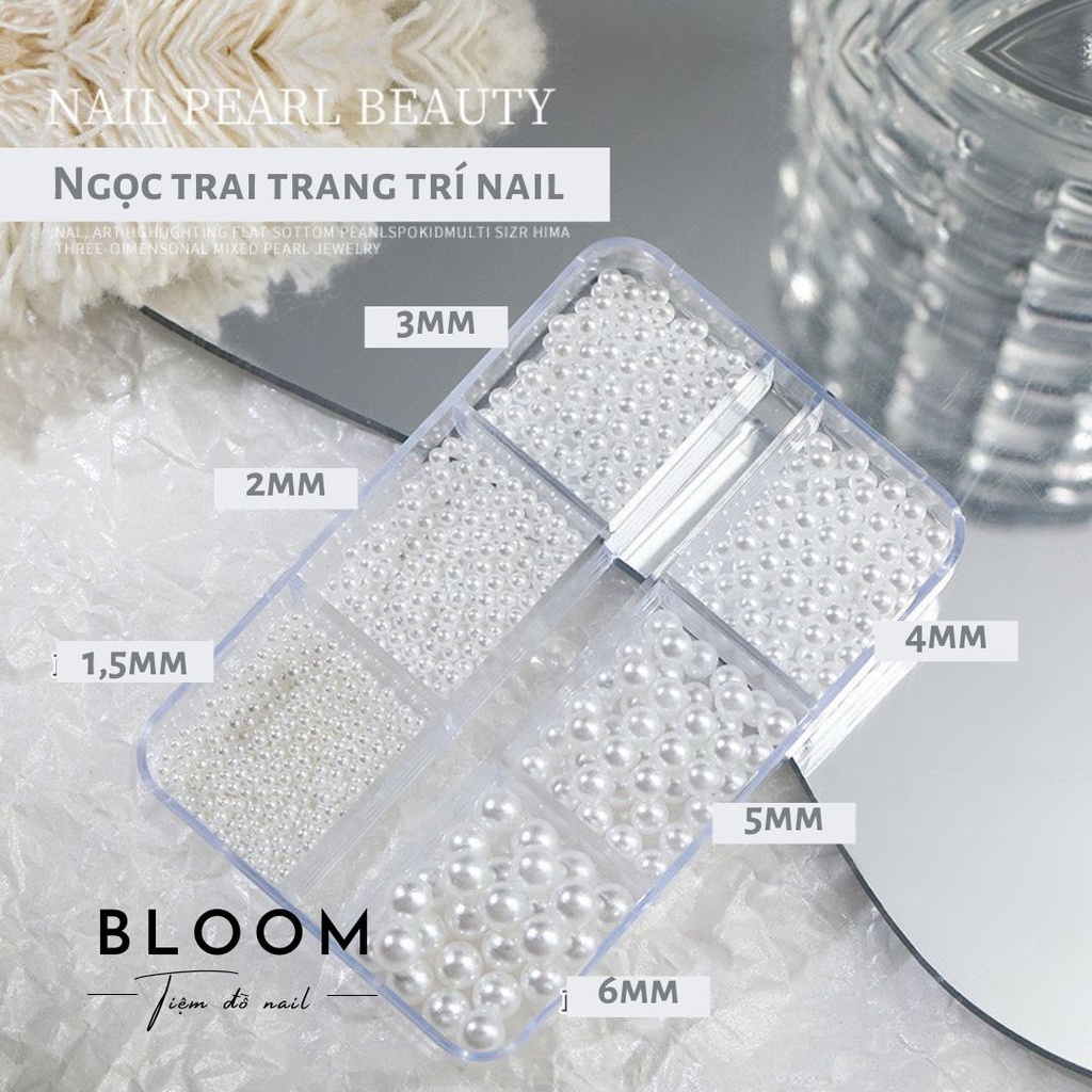 Hạt ngọc trai trang trí móng