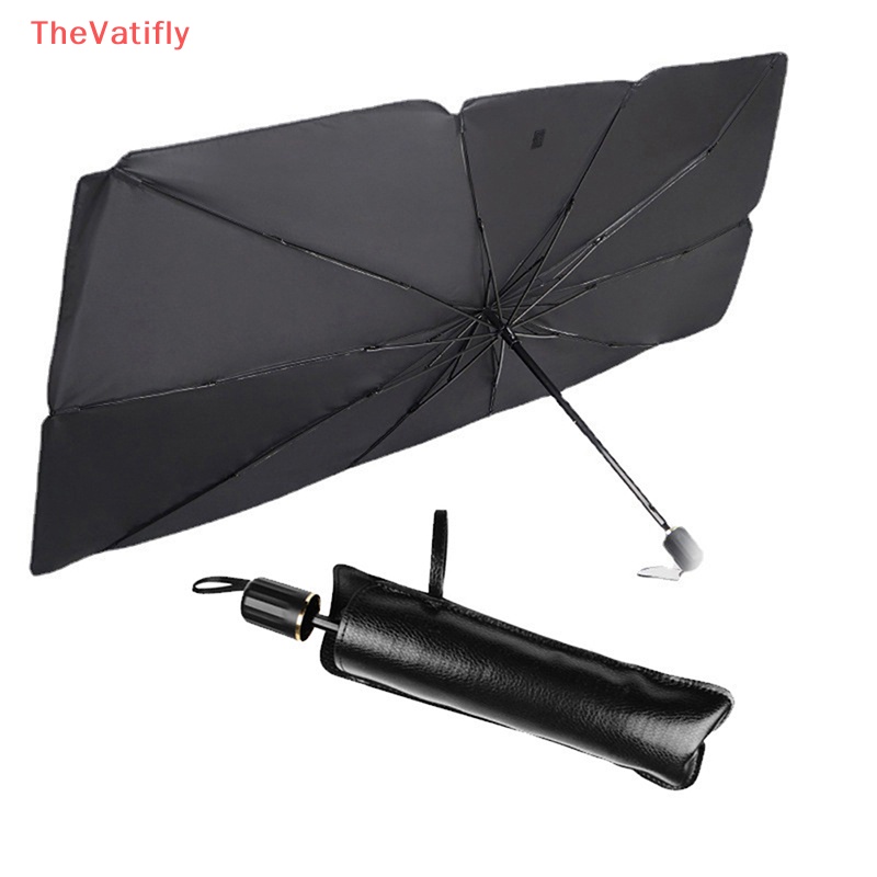 Dù Che Nắng Chống Tia UV 125cm 140cm Có Thể Gập Lại Tiện Dụng Cho Xe Hơi