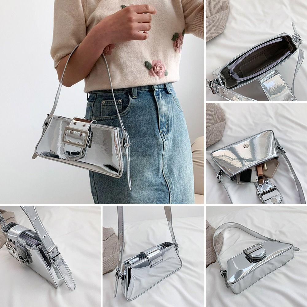 Túi Xách Da PU Bóng Thời Trang Cho Nữ