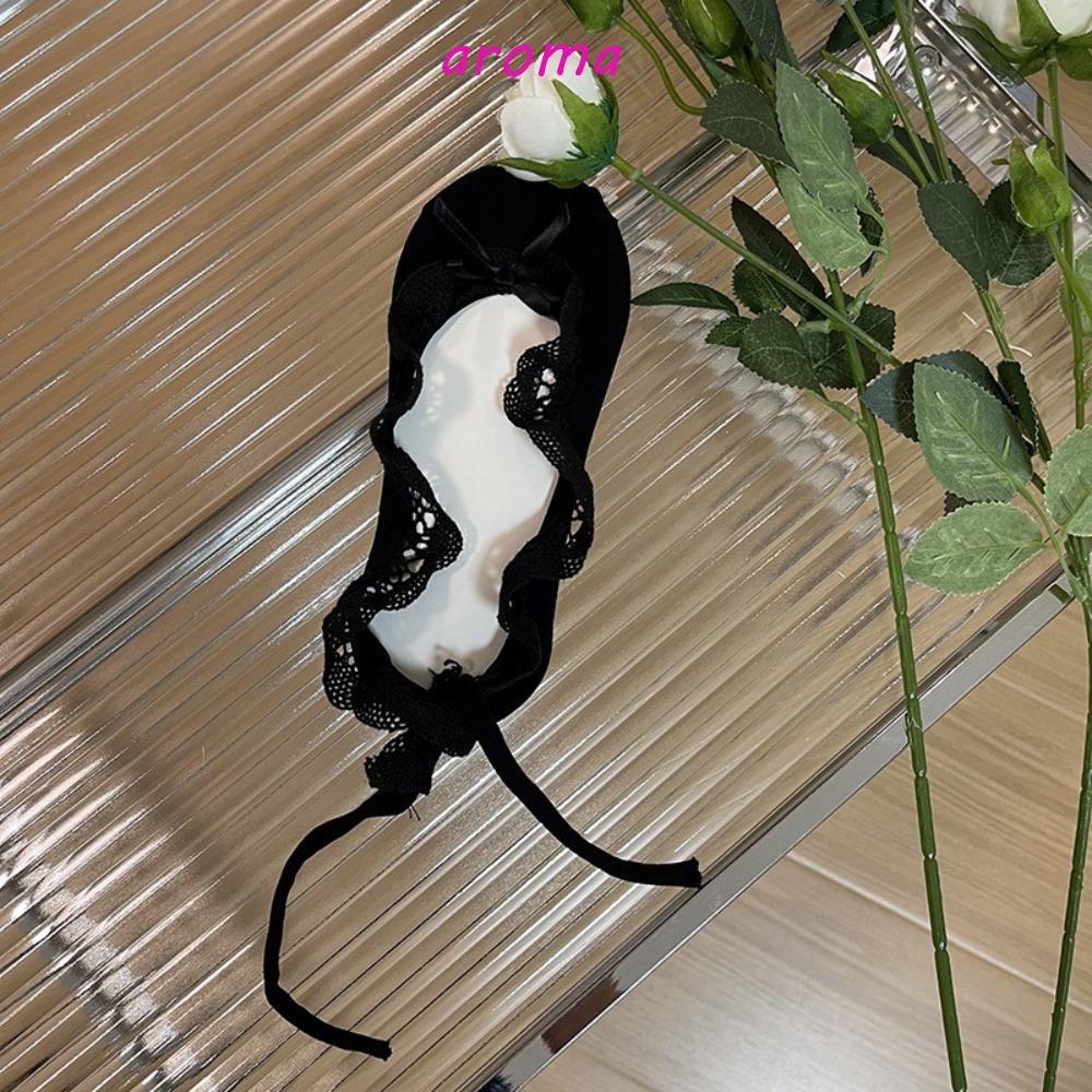 Vớ Thuyền Mỏng Đính Nơ Y2k Phong Cách Lolita Nhật Bản