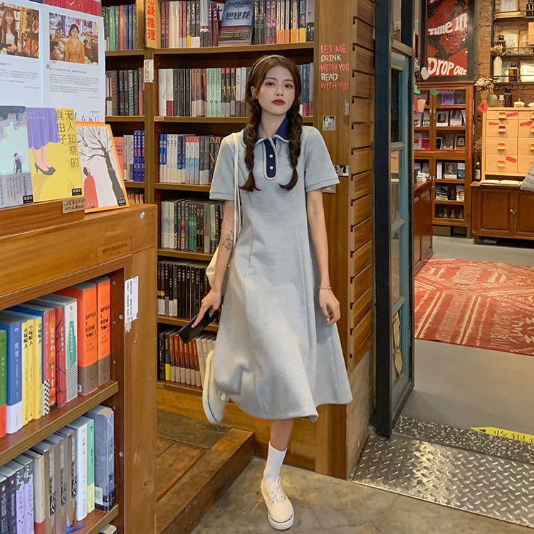 Đầm Polo Dáng Chữ A Thời Trang Mùa Hè Xinh Xắn Cho Nữ