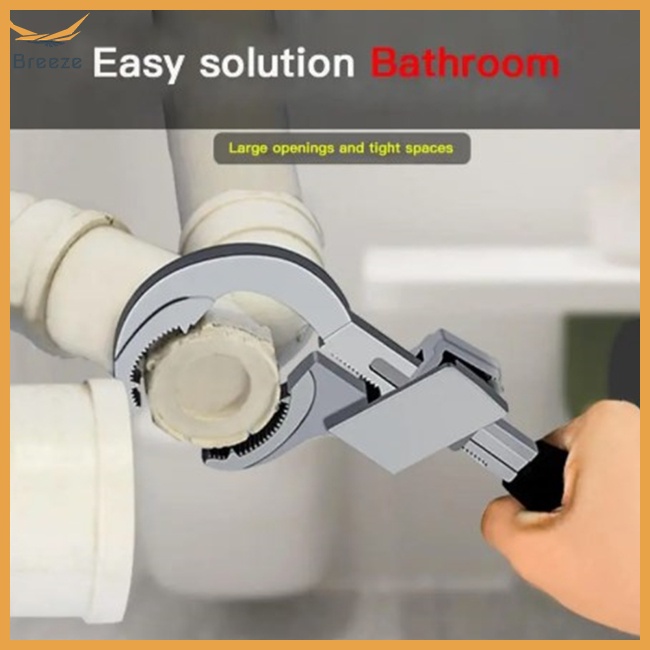 Cờ Lê Hai Đầu Đa Năng Kèm 3 Đầu Mở Rộng Có Thể Điều Chỉnh Dùng Sửa Chữa Nhà Tắm