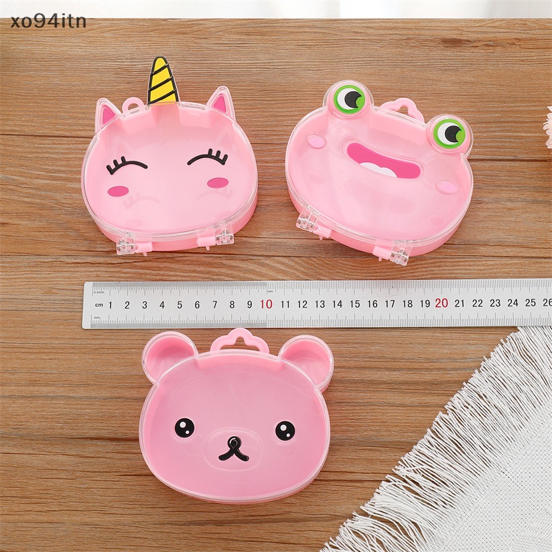 Hộp Đựng Trang Sức Bằng Nhựa Hình Động Vật Hoạt Hình Dễ Thương