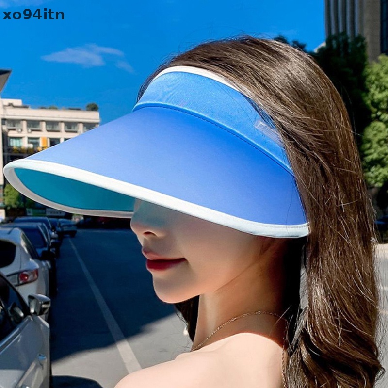 Mũ Rộng Vành Hở Chóp Chống Tia Uv Thoáng Khí Thời Trang Mùa Hè Cho Nữ