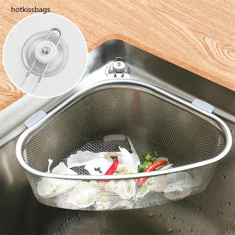 Rổ Rửa Thực Phẩm Hình Tam Giác Tiện Dụng Cho Nhà Bếp