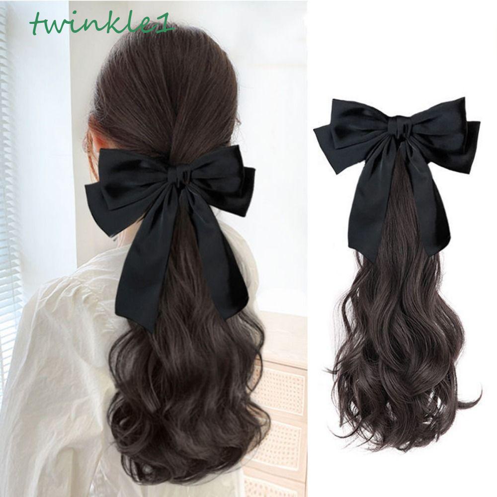 Tóc Giả Thắt Nơ Phong Cách Vintage Thời Trang Cho Nữ