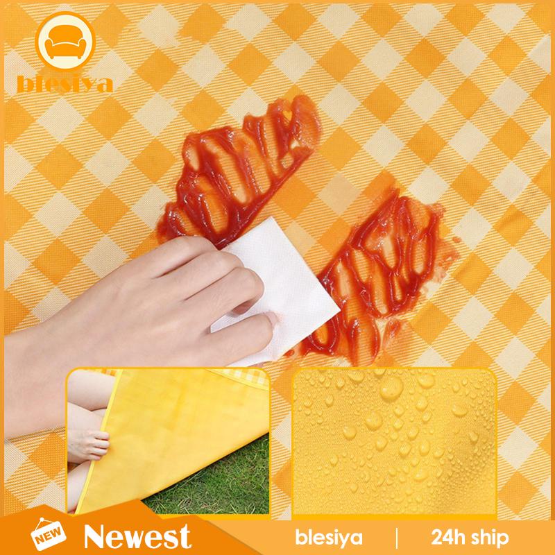 [Blesiya] Chăn Dã Ngoại Ngoại Cỡ Lớn Gấp Được