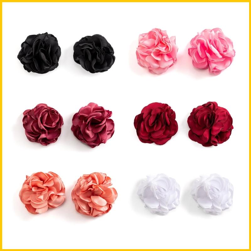 Khóa Kẹp Gắn Giày Cao Gót Hình Hoa Nhiều Màu Sắc Tháo Gỡ Được