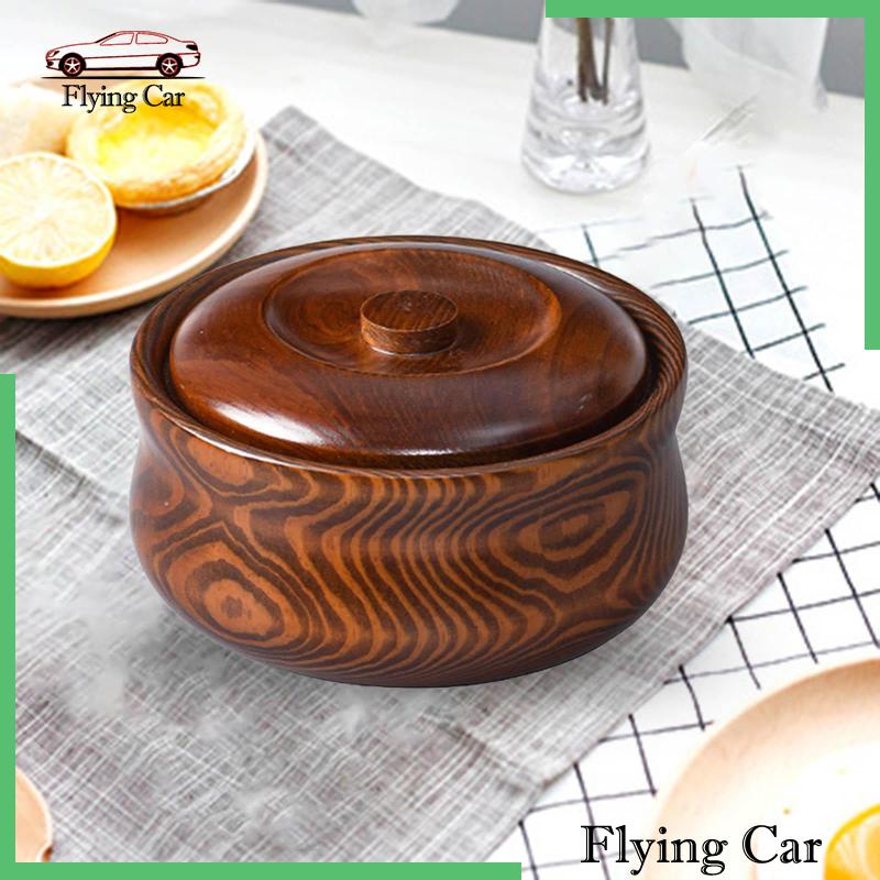 Bộ 2 Tô Gỗ Tròn Đa Năng Có Thể Tái Sử Dụng