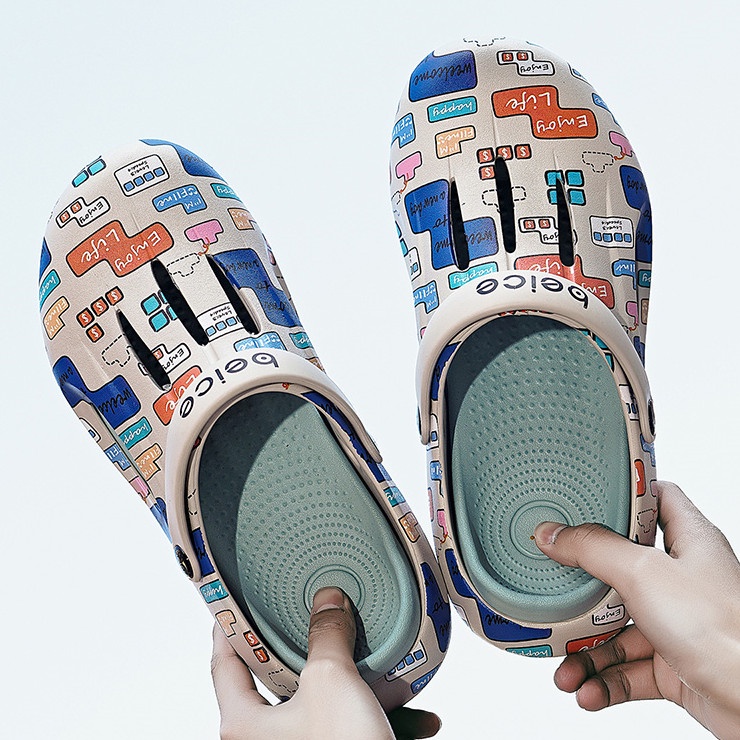 Tikp Giày Sandal Thời Trang Đi Biển Cho Nam Size 40-45