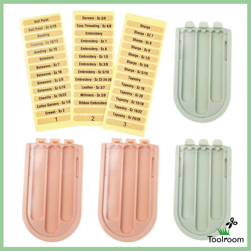 Hộp Đựng 4 Cuộn Chỉ Thêu Ba Ngăn Tiện Dụng Khi Đi Du Lịch