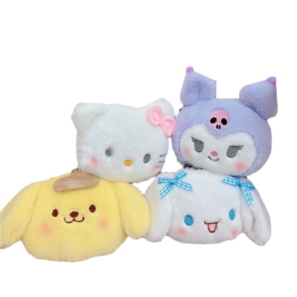 Sanrio Túi Đựng Tiền Xu Son Môi Hình Búp Bê Nhồi Bông Đáng Yêu