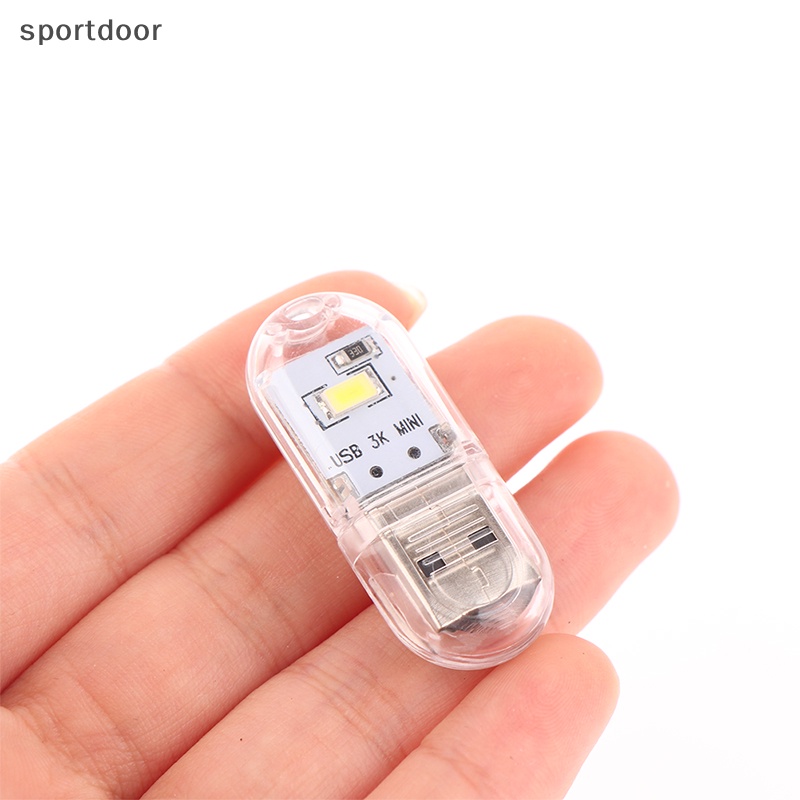 1 Đèn Ngủ Mini Sạc USB Ánh Sáng Ban Đêm Cho Máy Tính