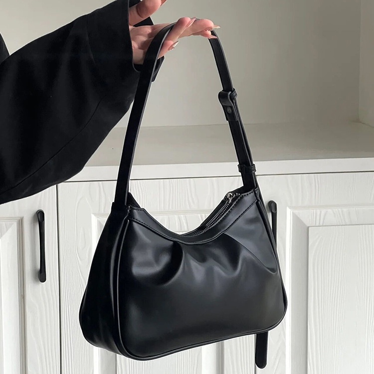 Ielgy Túi Xách Đeo Vai Hình Đám Mây Xếp Ly Kiểu Hàn Quốc Thanh Lịch Cho Nữ