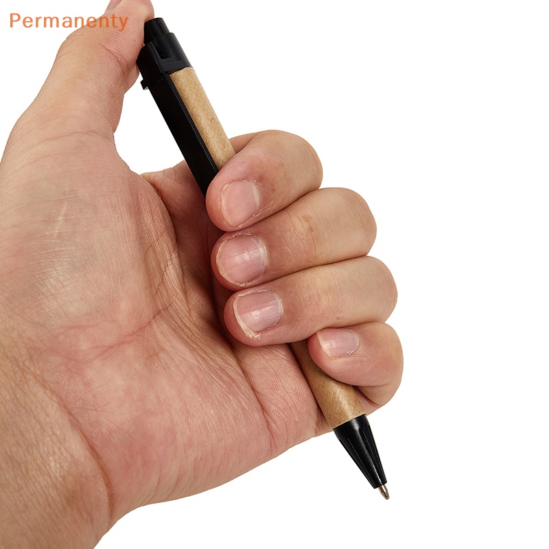 Set 10 Bút Bi Giấy Kraft Thân Thiện Với Môi Trường