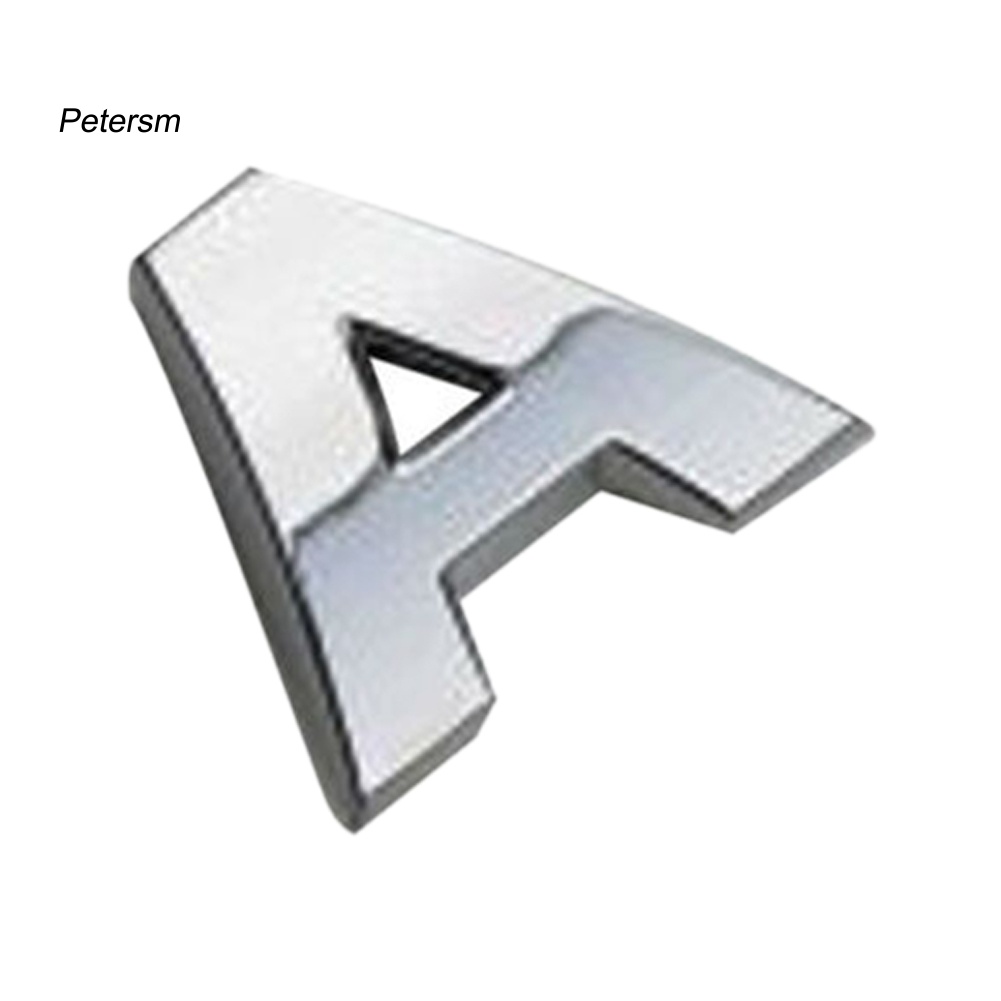 Miếng Dán Trang Trí Xe Hơi In Chữ Số Bằng Nhựa PP