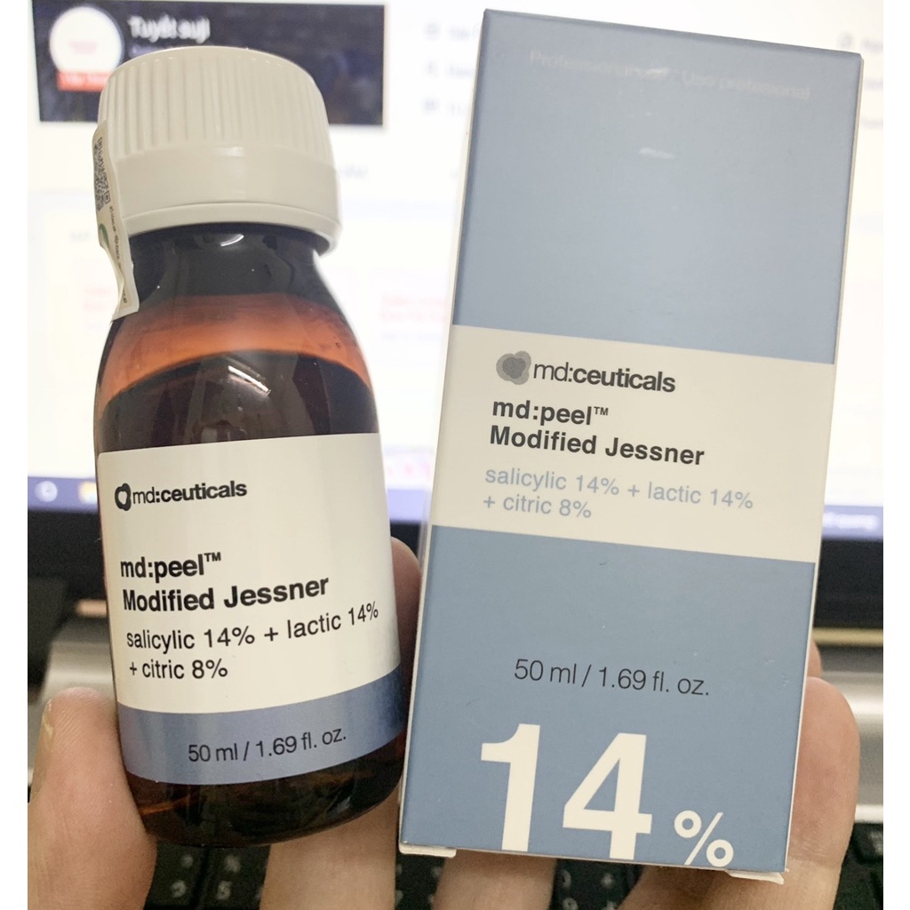 3 ml tinh chất thay da sinh học Md: Peel 14 % 15% 17% 30% 40% 50%