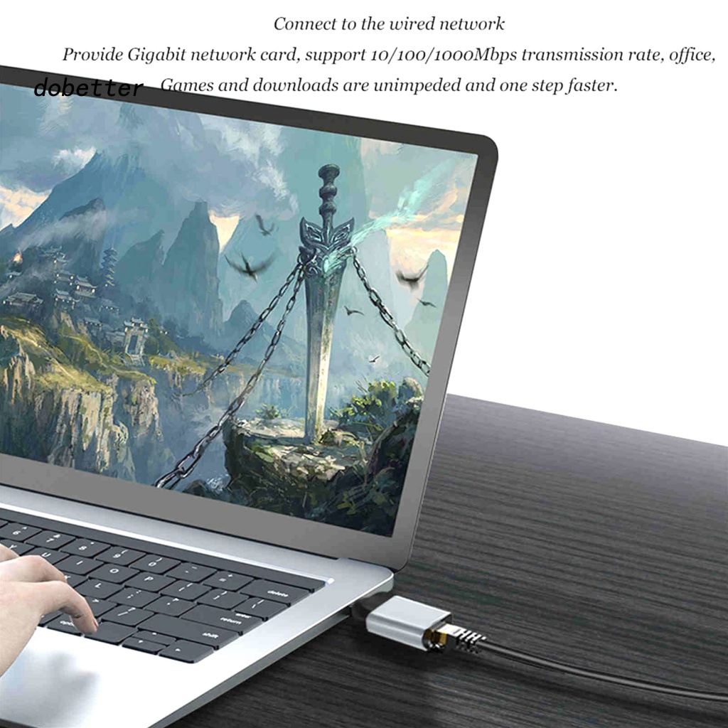Đầu Chuyển Đổi USB Type C Sang Gigabit Ethernet Cho Thunderbolt 3