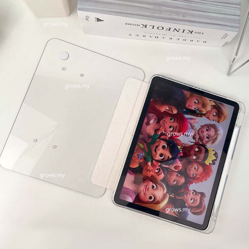 Bao Da Máy Tính Bảng Trong Suốt Có Giá Đỡ Xoay 360 Độ Cho Ipad Air 5th 4 10.9 Ipad Pro 11 M2 2022 Gen9 10.2