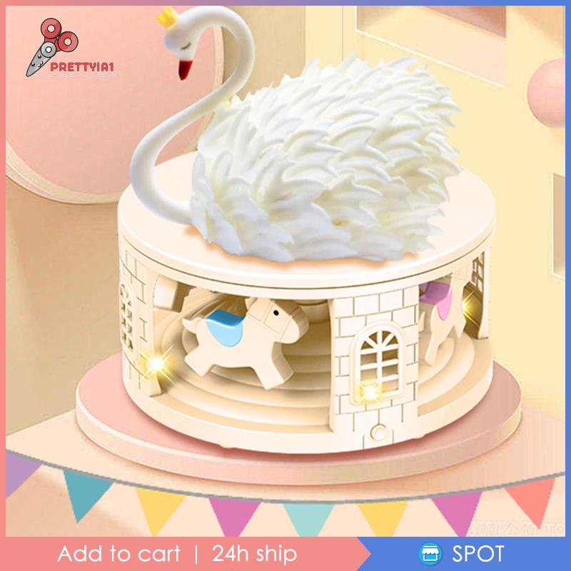[Prettyia1] Giá Đỡ Bánh Cupcake Xoay Tự Động Có Thể Tái Sử Dụng