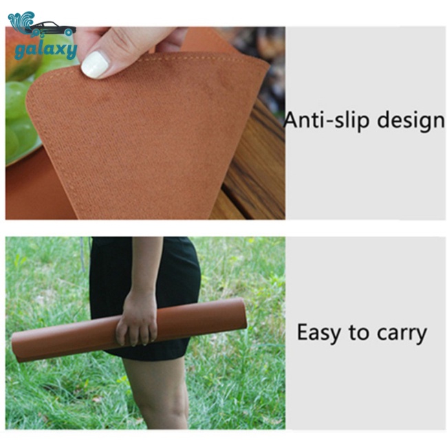 Galaxy Thảm Da Pu Trải Bàn Chống Nước Chống Dầu Gấp Gọn Được