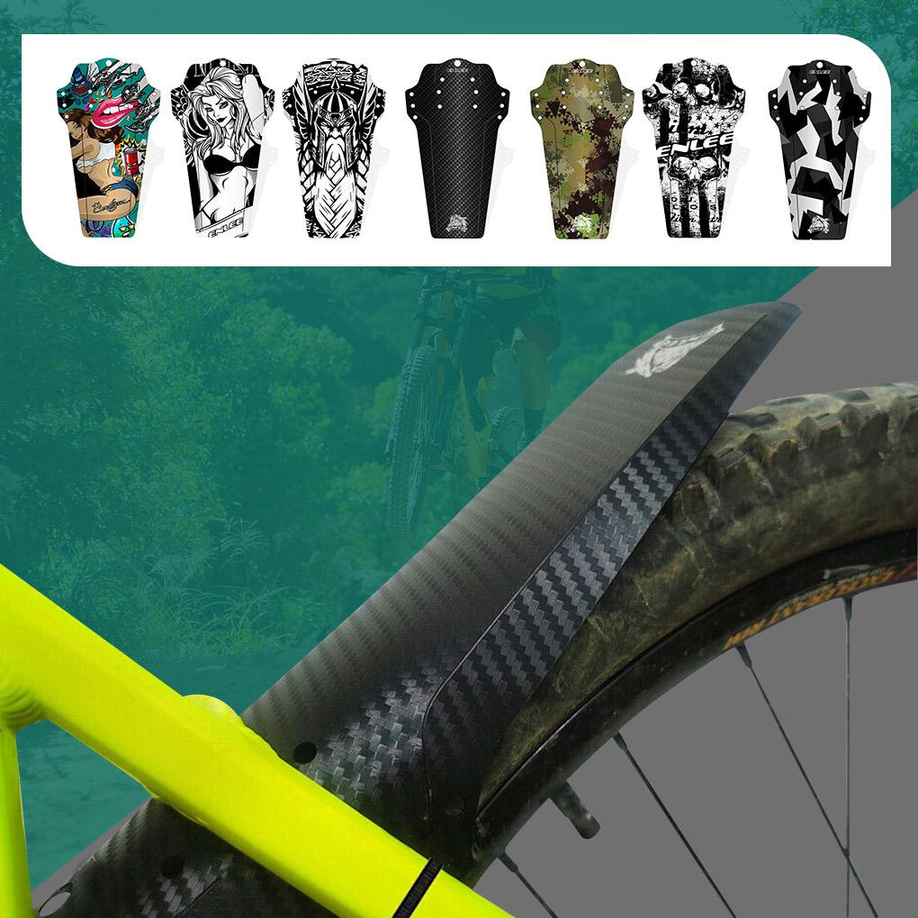 Set 2 Tấm Chắn Bùn Trước / Sau Bằng Sợi Carbon Cho Xe Đạp