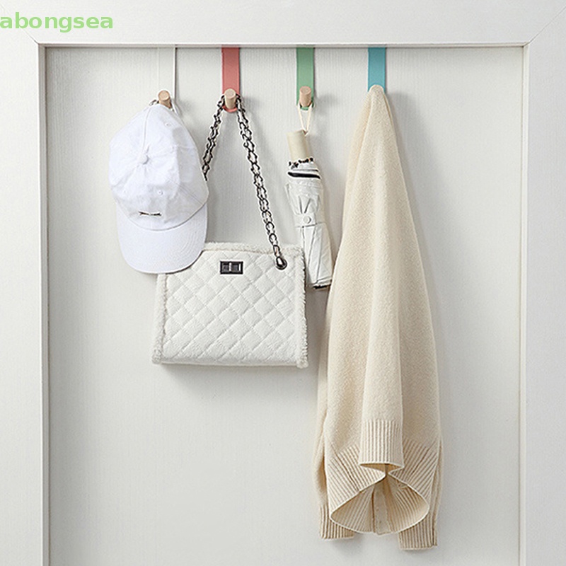 1 Móc Treo Đồ Bằng Thép Carbon Gắn Cửa Sau Lưng Tủ Tiện Dụng