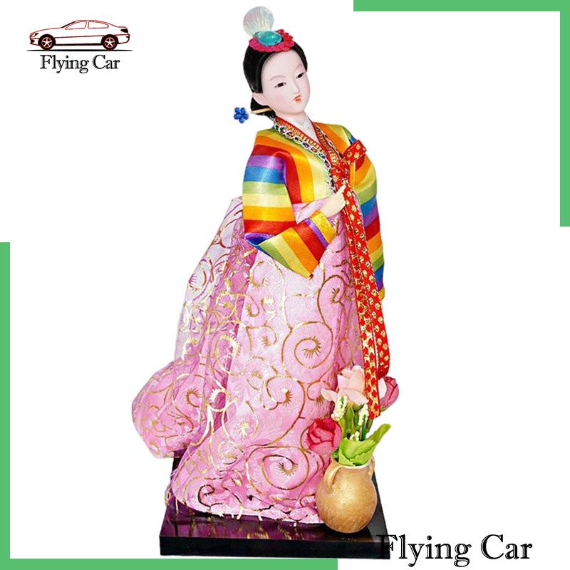 Mô Hình Búp Bê Geisha Hàn Quốc 12 "Sống Động