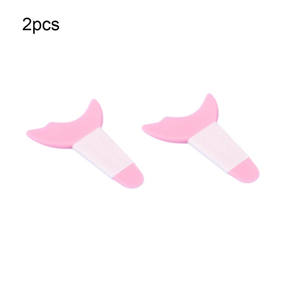 Set 2 Dụng Cụ Chuốt Mascara Chống Trầy Xước An Toàn Cho Người Mới Bắt Đầu