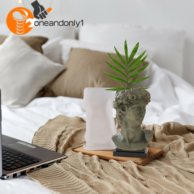 Khuôn Silicone Làm Giá Đỡ Bút Hình Bình Hoa Độc Đáo Trang Trí Nhà Cửa Diy