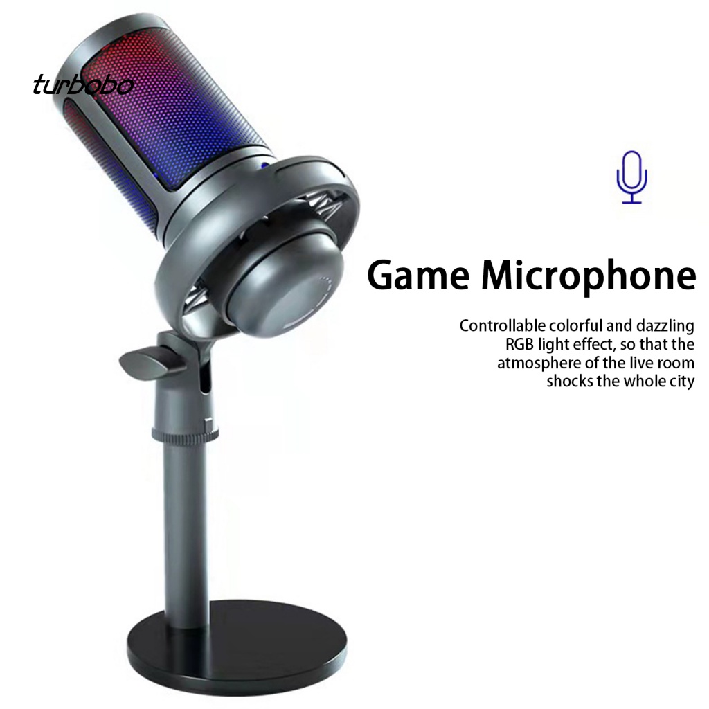 1 Set Micro Ghi Âm Màu Đen Có Chân Đứng Tripod Dùng Chơi Game Tại Nhà