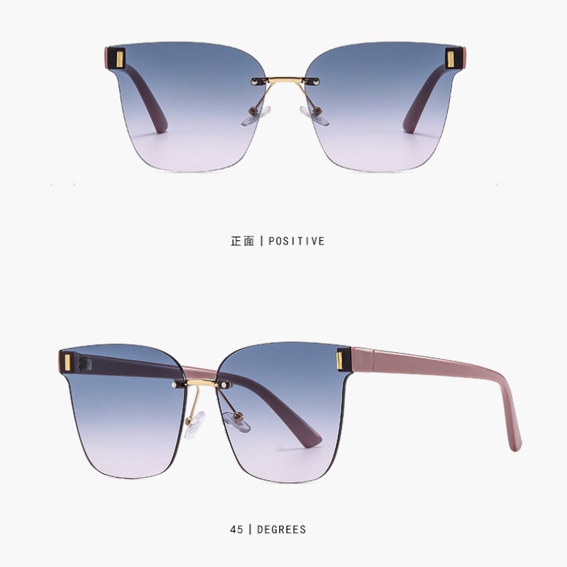 Kính Mát Oversized Không Gọng Hàn Quốc Sự Bảo Vệ