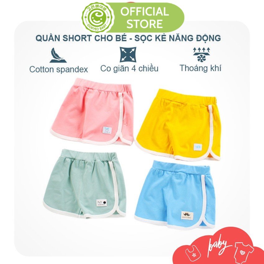 Quần Short Bé Gái Sọc Kẻ Năng Động - Quần Thun Cho Bé Cotton Co Giãn 4 Chiều, Thấm Hút Tốt Link Card - Timikid Store