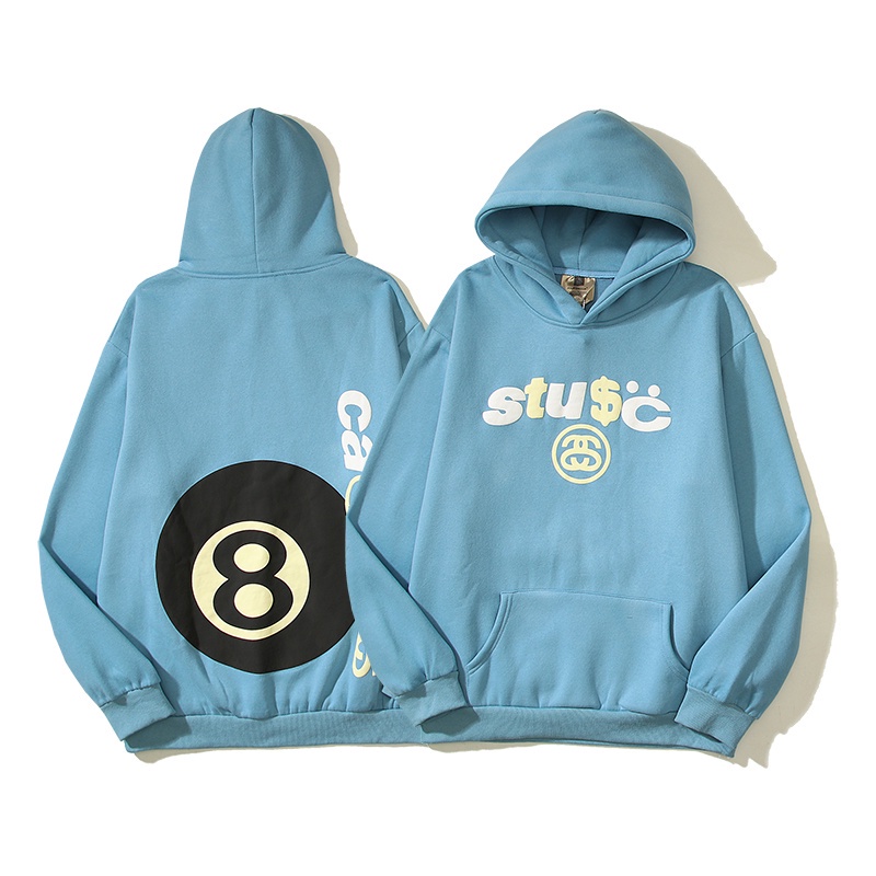 Áo Hoodie Tay Dài In Chữ Số 8 Thời Trang Thường Ngày Cho Nam Và Nữ
