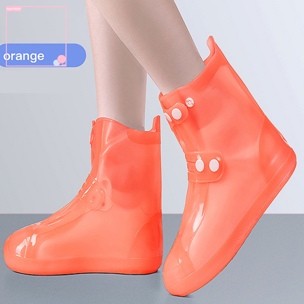 1 Cặp Vỏ Bọc Giày Đi Mưa Chống Mòn Đa Năng Tiện Dụng
