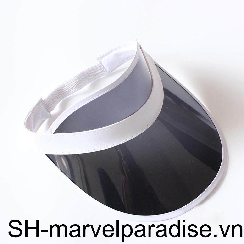 Mũ Thể Thao Bằng Pvc Hở Chóp Màu Sắc Ngọt Ngào Phong Cách Unisex