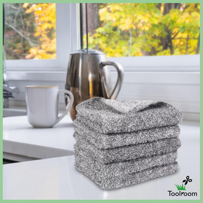 Set 5 Khăn Lau Chén Dĩa Tái Sử Dụng Được Cho Nhà Ở