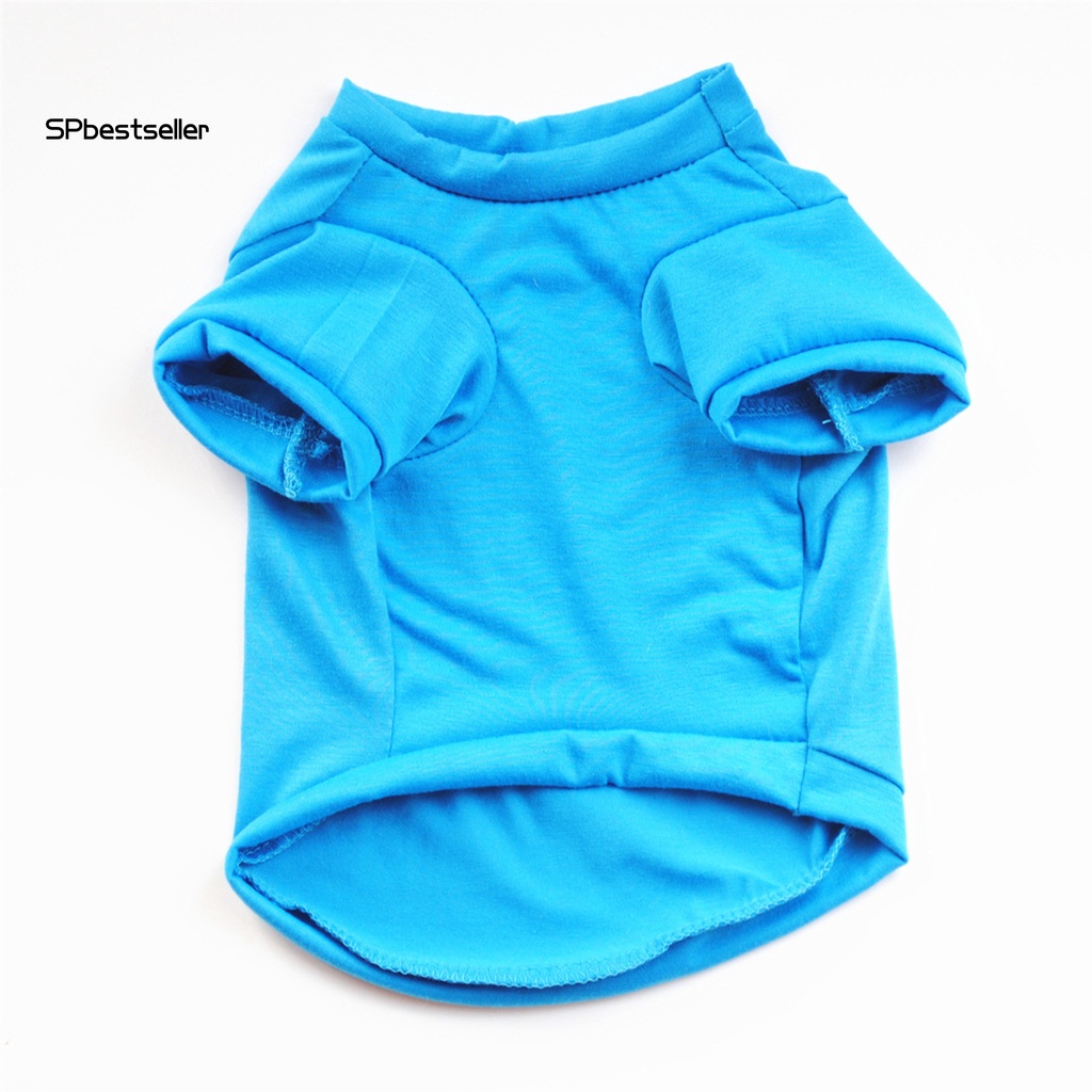 Áo Thun Hai Lớp Thấm Hút Mồ Hôi In Họa Tiết Hoạt Hình Dễ Thương Thời Trang Mùa Hè Cho Cún Cưng