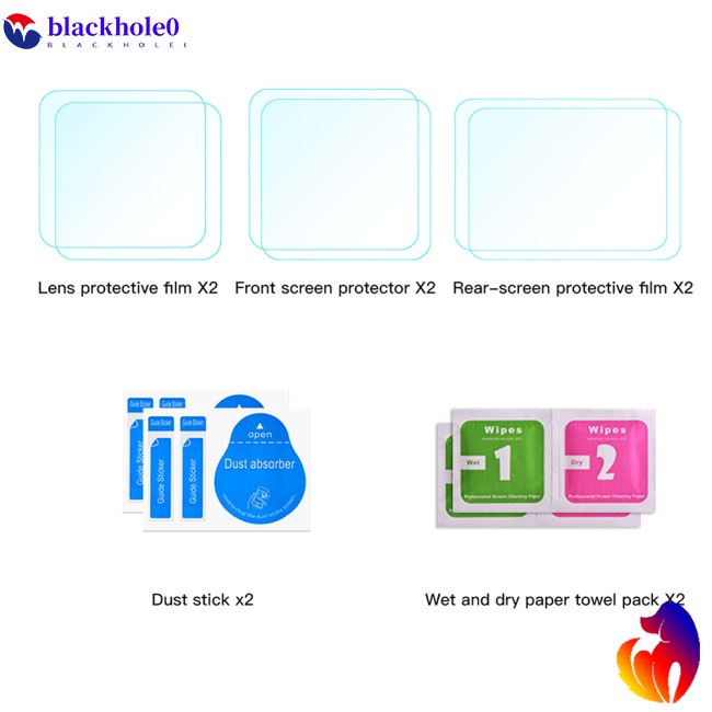 1 Bộ Kính Cường Lực Bảo Vệ Màn Hình Chống Trầy Tương Thích Với Gopro11 / 9 / 10