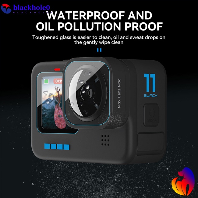 1 Bộ Kính Cường Lực Bảo Vệ Màn Hình Chống Trầy Tương Thích Với Gopro11 / 9 / 10