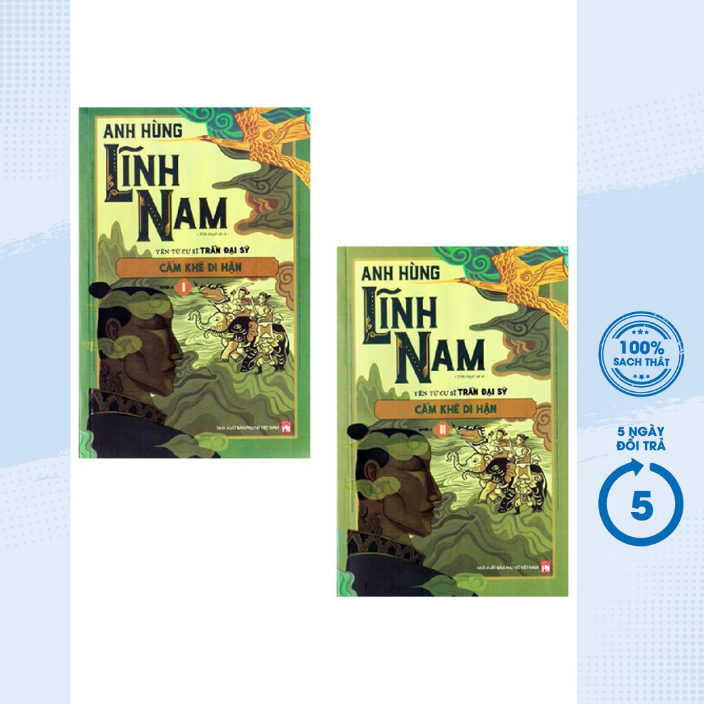 Sách - Anh Hùng Lĩnh Nam - Quyển 3 - Cẩm Khê Di Hận (Bộ 2 Cuốn) - PNU