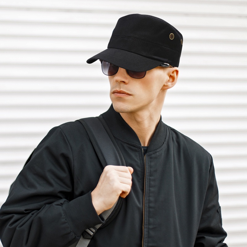 Ygt Mũ Tai Bèo Cotton Chống Nắng Mùa Hè Có Thể Điều Chỉnh Kích Thước Phong Cách Quân Đội Thời Trang Cho Nam Và Nữ