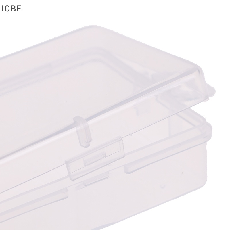 Set 10 Hộp Nhựa Hình Chữ Nhật Trong Suốt Dùng Đựng Trang Sức