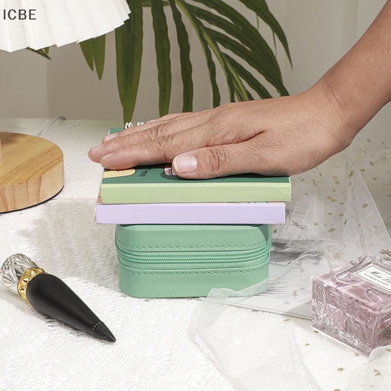 Hộp Đựng Trang Sức Bằng Da Thiết Kế Nhỏ Gọn Tiện Dụng