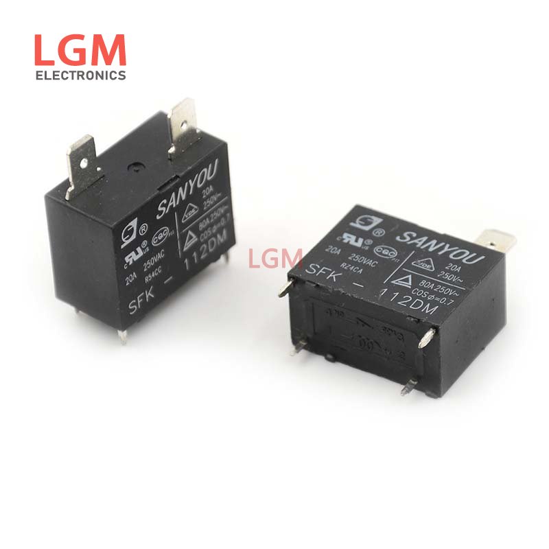 Set 5 Rơ Le 4 Chấu SFK-112DM Chuyên Dụng Cho Máy Bay Điều Khiển Từ Xa 4Pin Sff-112DM