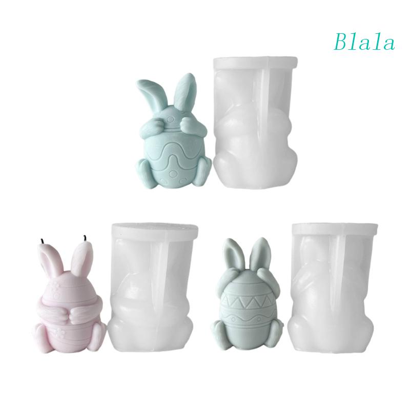 Khuôn Silicone Hình Thỏ 3D Dùng Để Làm Đồ Trang Trí Thủ Công