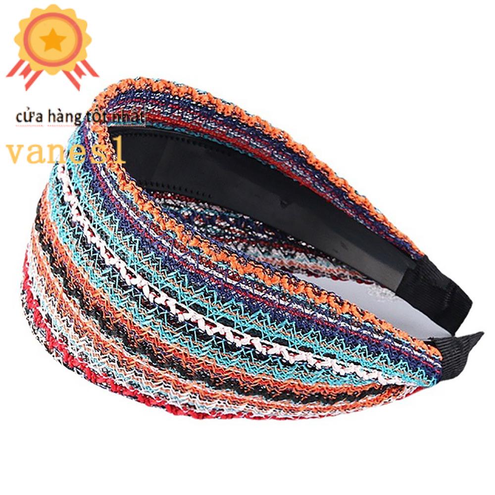 1 Băng đô cài tóc rửa mặt Bản Rộng Phong Cách Bohemia Cho Nữ